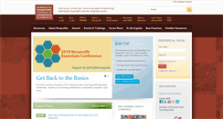 Desktop Screenshot of minnesotanonprofits.org
